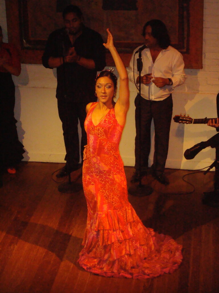 Flamenco Dancer just about to bow