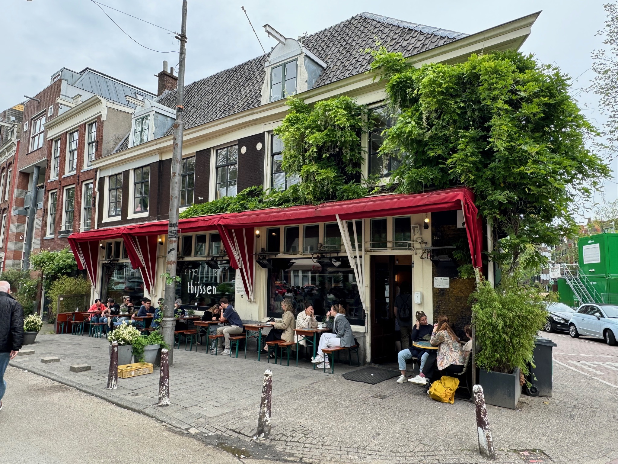 Cafe Thijssen in the northern Jordaan area, known for apple pie!