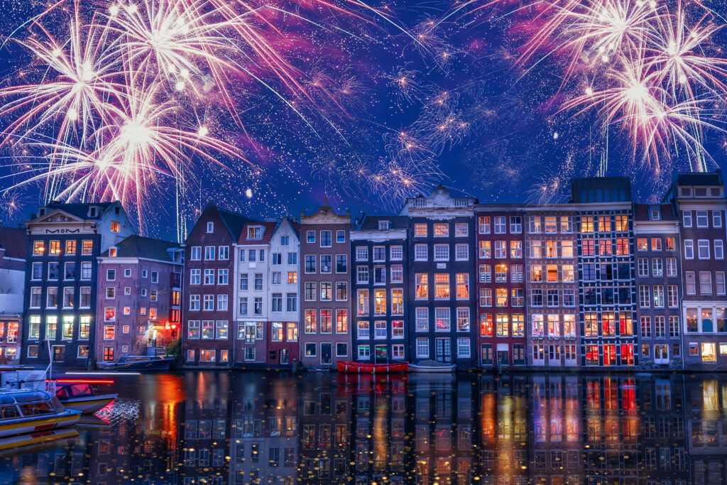 Fireworks in Amsterdam