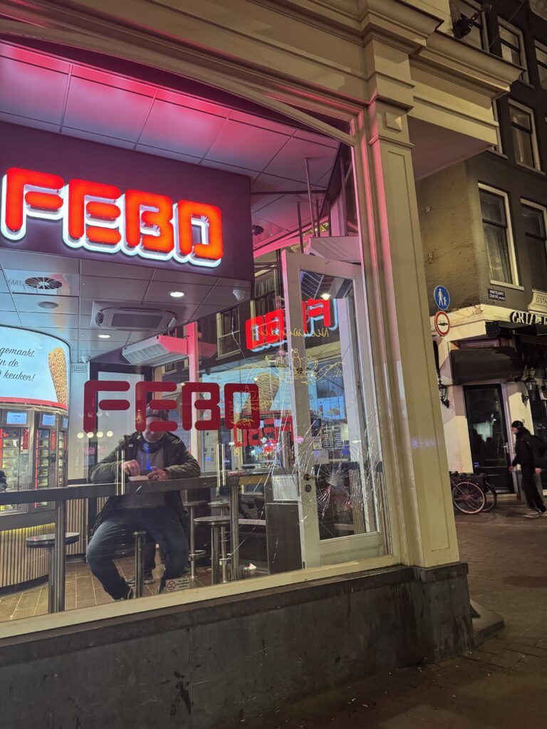 Famous FEBO fast food vending machines the Dutch love