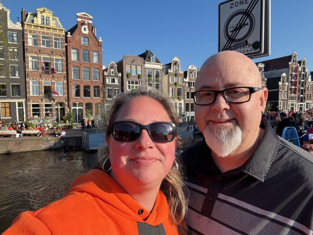Ken & Laura on King's Day 2025 in Amsterdam
