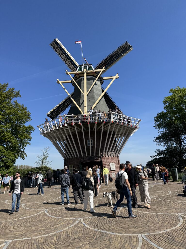 Windmill at Keukenhof Gardens